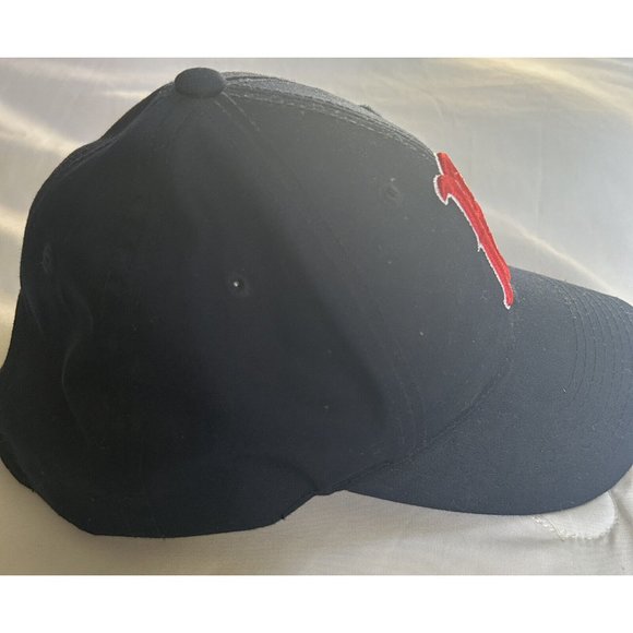 Boston Red Sox Logo Baseball Cap Hat Adjustable Navy Blue - Picture 4 of 7